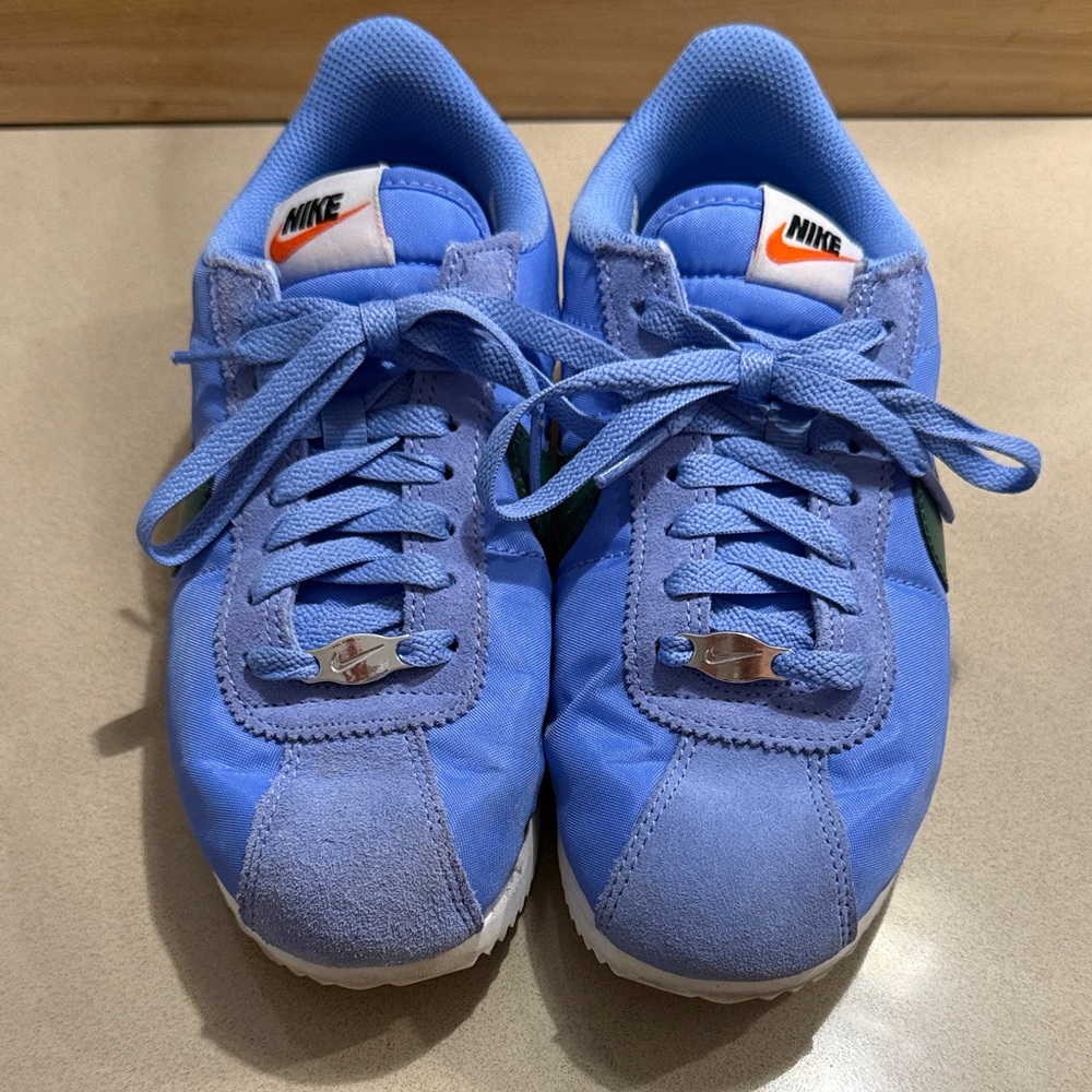 Nike Light Blue Cortez Athletic Shoes